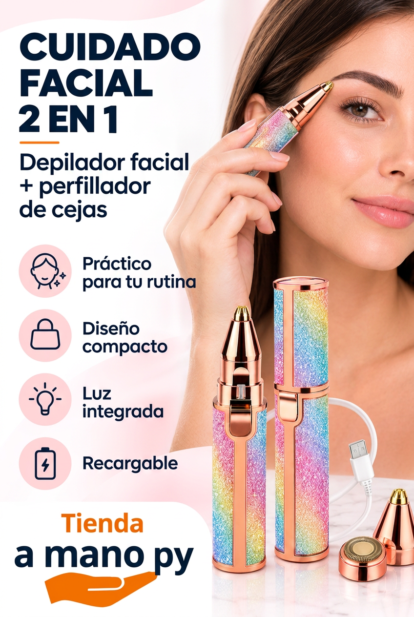 ✨ Depilador Facial Recargable 2 en 1 - PERFILADOR✨
