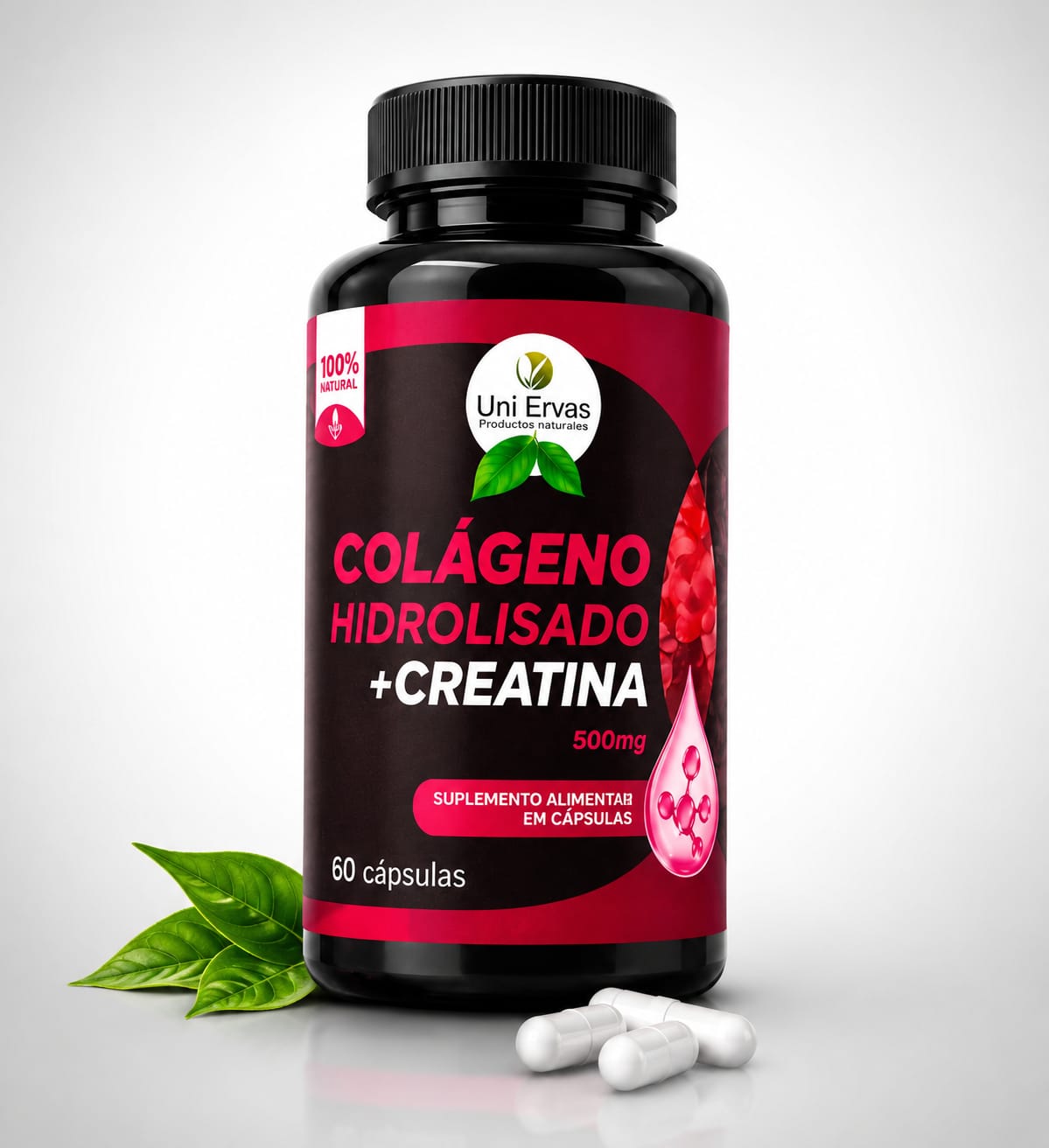 Colágeno Hidrolizado + Creatina - Apoya al bienestar y rendimiento